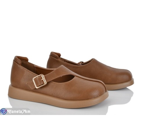 Туфлі жіночі на весну/осінь (8 пар р.36-41) коричневий  "LOREDANA"