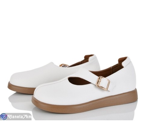 Туфлі жіночі на весну/осінь (8 пар р.36-41) білий  "LOREDANA"