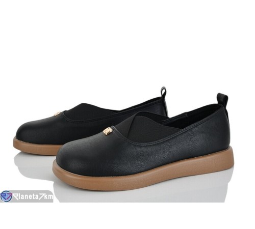 Туфлі жіночі на весну/осінь (8 пар р.36-41) чорний  "LOREDANA"