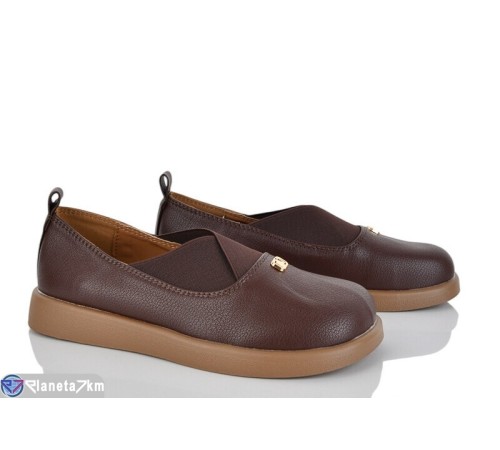 Туфлі жіночі на весну/осінь (8 пар р.36-41) коричневий  "LOREDANA"