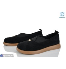 Туфлі жіночі на весну/осінь (8 пар р.36-41) чорний  "LOREDANA"