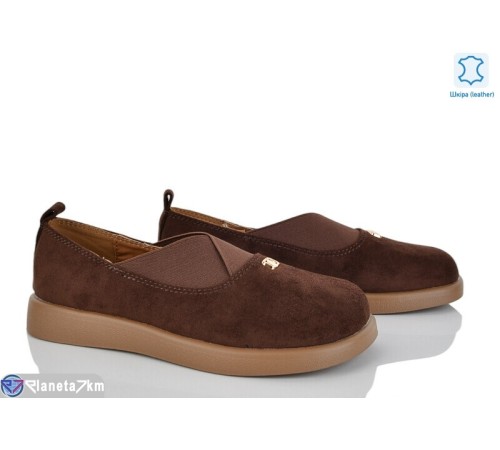 Туфлі жіночі на весну/осінь (8 пар р.36-41) коричневий  "LOREDANA"