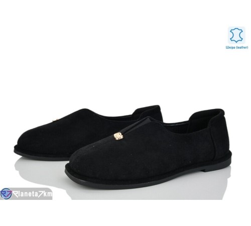 Балетки жіночі на весну/осінь (8 пар р.36-41) чорний  "LOREDANA"