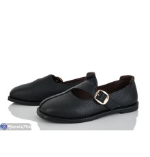 Балетки жіночі на весну/осінь (8 пар р.36-41) чорний  "LOREDANA"