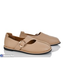 Балетки жіночі на весну/осінь (8 пар р.36-41) бежевий  "LOREDANA"