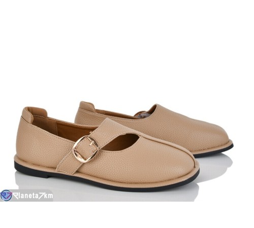 Балетки жіночі на весну/осінь (8 пар р.36-41) бежевий  "LOREDANA"