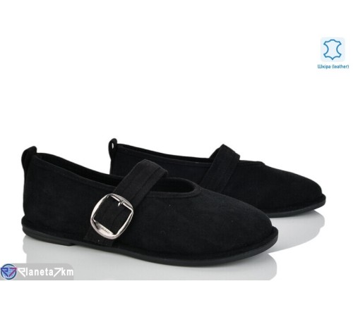 Балетки жіночі на весну/осінь (8 пар р.36-41) чорний  "LOREDANA"