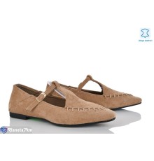 Туфлі жіночі на весну/осінь (8 пар р.36-41) коричневий  "LOREDANA"