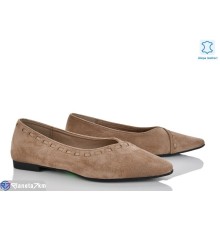 Туфлі жіночі на весну/осінь (8 пар р.36-41) коричневий  "LOREDANA"