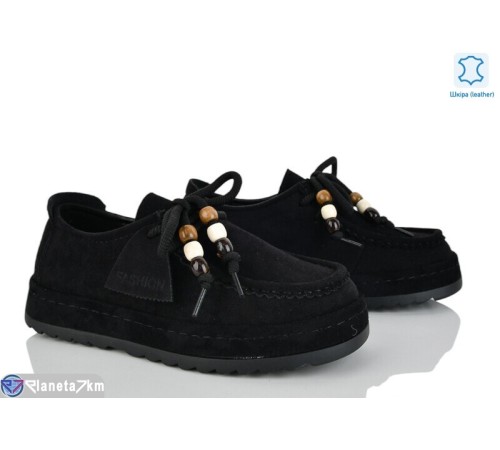 Туфлі жіночі на весну/осінь (8 пар р.36-41) чорний  "LOREDANA"