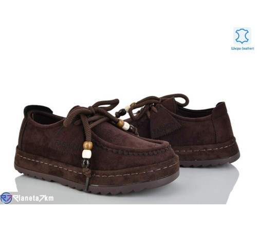 Туфлі жіночі на весну/осінь (8 пар р.36-41) коричневий  "LOREDANA"