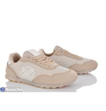 Кросівки жіночі на весну/осінь (8 пар р.36-41) бежевий  "LOREDANA"