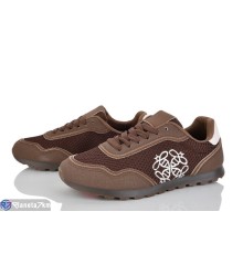 Кросівки жіночі на весну/осінь (8 пар р.36-41) коричневий  "LOREDANA"