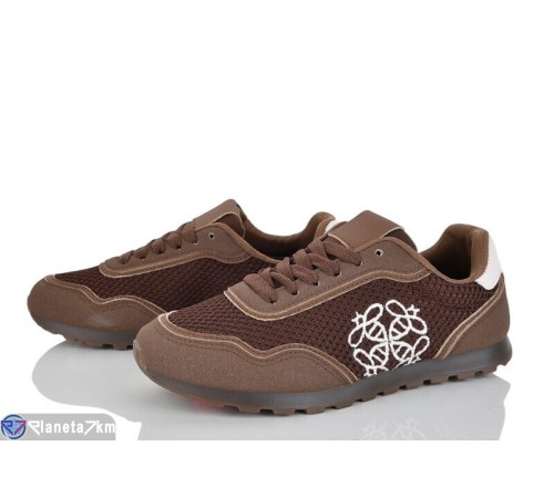 Кросівки жіночі на весну/осінь (8 пар р.36-41) коричневий  "LOREDANA"