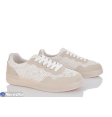 Кросівки жіночі на весну/осінь (8 пар р.36-41) бежевий  "LOREDANA"