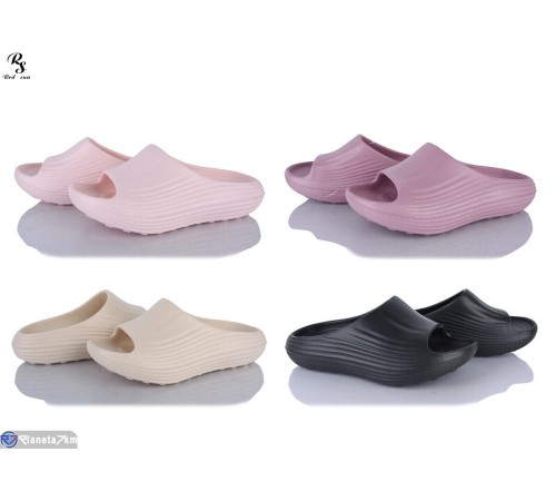 Шлепки жіночі на літо (24 пар р.36-41) мікс  "Red Sun"