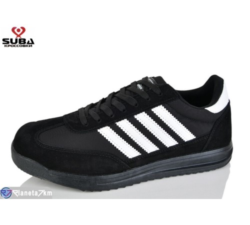 Кросівки чоловічі на весну/осінь (8 пар р.41-46) чорний  "SUBA"