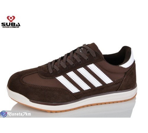Кросівки чоловічі на весну/осінь (8 пар р.41-46) коричневий  "SUBA"