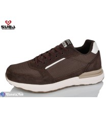 Кросівки чоловічі на весну/осінь (8 пар р.41-46) коричневий  "SUBA"