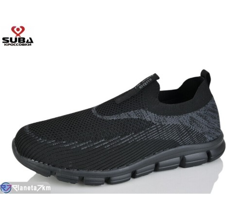 Кросівки чоловічі на літо (8 пар р.41-46) чорний  "SUBA"