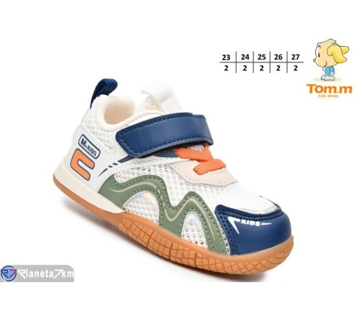 Дитячі кросівки на весну/осінь (10 пар р.23-27) білий  "TOMMY"