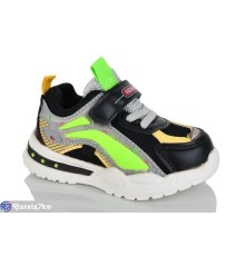 Дитячі кросівки на весну/осінь (8 пар р.21-26) чорний  "Laifakids"