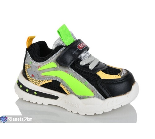 Дитячі кросівки на весну/осінь (8 пар р.21-26) чорний  "Laifakids"