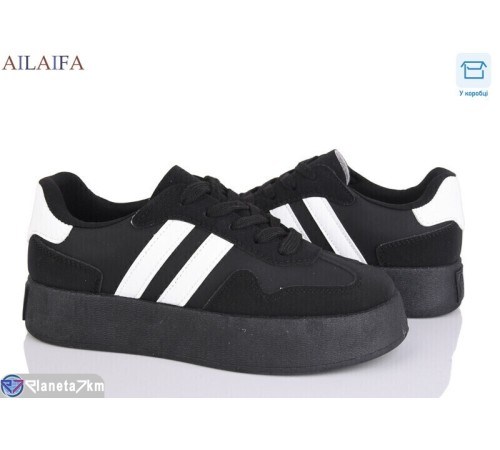 Кросівки жіночі на весну/осінь (8 пар р.36-41) чорний  "Latifa"