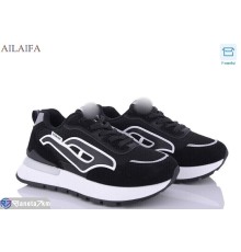 Кросівки жіночі на весну/осінь (8 пар р.36-41) чорний  "Latifa"