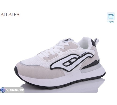 Кросівки жіночі на весну/осінь (8 пар р.36-41) білий  "Latifa"