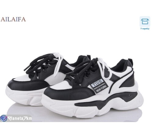 Кросівки жіночі на весну/осінь (8 пар р.36-41) чорний  "Latifa"