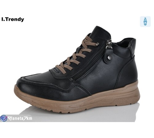 Черевики жіночі на весну/осінь (8 пар р.36-41) чорний  "Trendy"