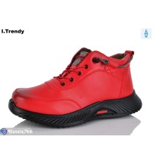 Черевики жіночі на весну/осінь (6 пар р.41-43) червоний  "Trendy"