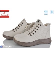 Черевики жіночі на весну/осінь (8 пар р.36-41) бежевий  "Saimaoji"