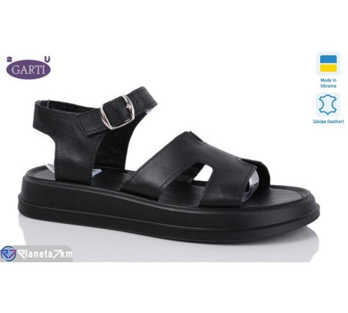 Босоніжки жіночі на літо (6 пар р.36-40) чорний  "Garti"