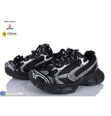 Кросівки жіночі на весну/осінь (3 пар р.38-40) чорний  "BELIES-D"