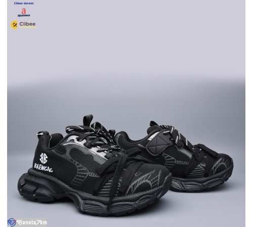 Кросівки жіночі на весну/осінь (4 пар р.38-40) чорний  "BELIES-D"