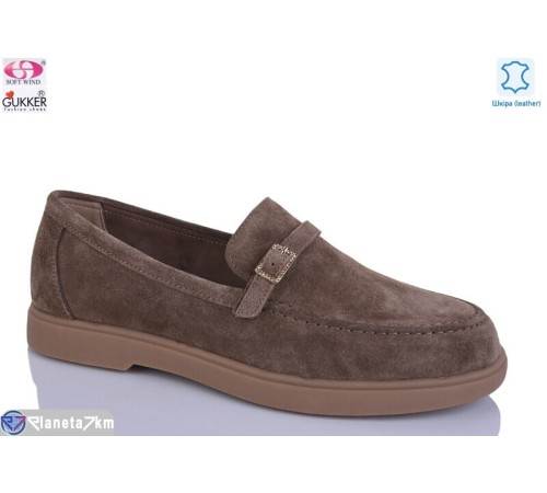 Туфлі жіночі на весну/осінь (8 пар р.36-40) коричневий  "Gukkcr"