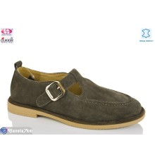 Туфлі жіночі на весну/осінь (8 пар р.36-41) зелений  "Gukkcr"