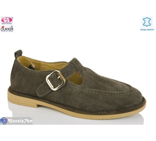 Туфлі жіночі на весну/осінь (8 пар р.36-41) зелений  "Gukkcr"