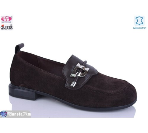 Туфлі жіночі на весну/осінь (8 пар р.36-40) коричневий  "Gukkcr"
