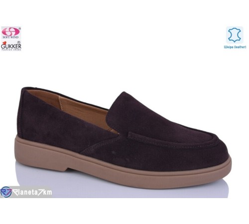 Туфлі жіночі на весну/осінь (8 пар р.36-40) коричневий  "Gukkcr"