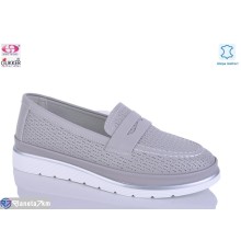 Туфлі жіночі на літо (8 пар р.36-41) сірий  "Gukkcr"