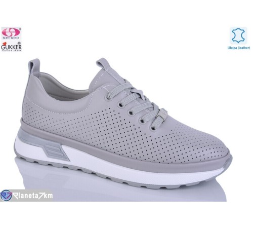 Кросівки жіночі на літо (8 пар р.36-41) сірий  "Gukkcr"