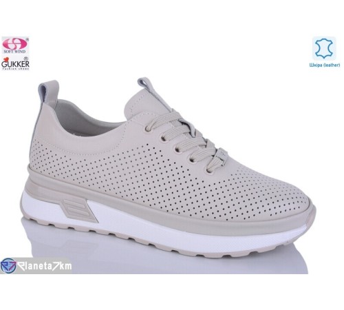 Кросівки жіночі на літо (8 пар р.36-41) бежевий  "Gukkcr"