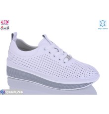 Кросівки жіночі на літо (8 пар р.36-41) білий  "Gukkcr"