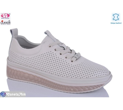 Кросівки жіночі на літо (8 пар р.36-41) бежевий  "Gukkcr"