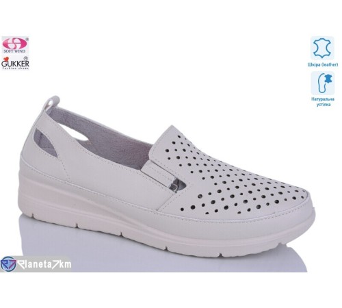 Туфлі жіночі на літо (8 пар р.37-42) бежевий  "Gukkcr"