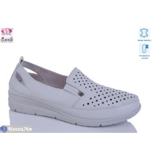 Туфлі жіночі на літо (8 пар р.37-42) сірий  "Gukkcr"