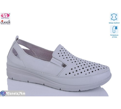 Туфлі жіночі на літо (8 пар р.37-42) сірий  "Gukkcr"